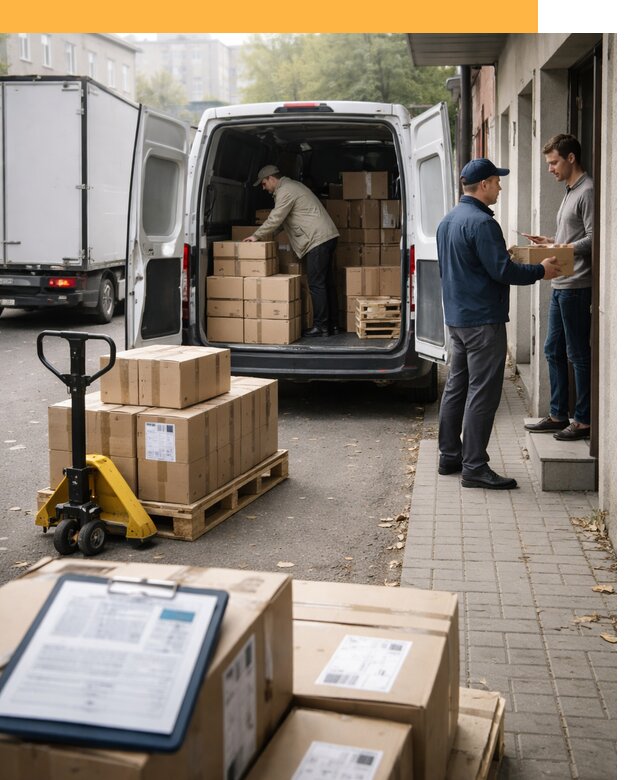 Доставка грузов от двери до двери с таможней от 46121 руб.