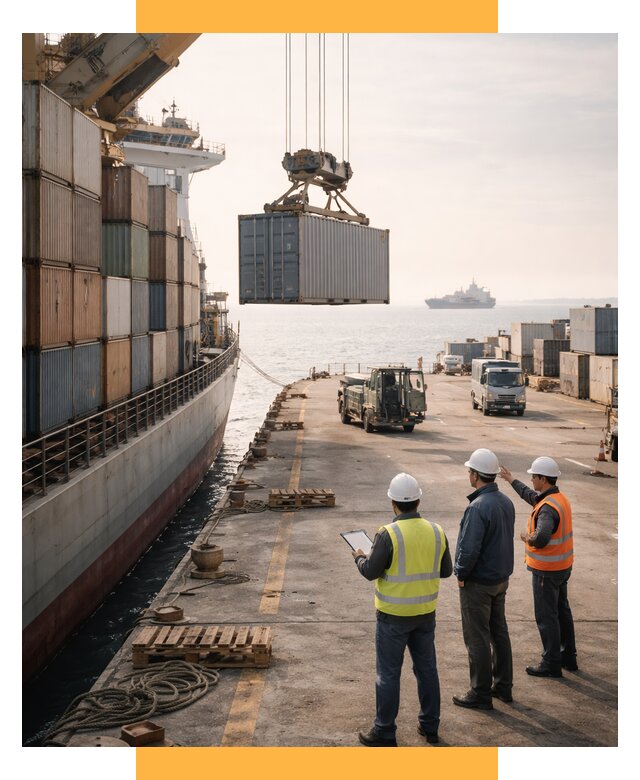 Морские перевозки грузов по миру от 46121 р. | СетСервис-Сст