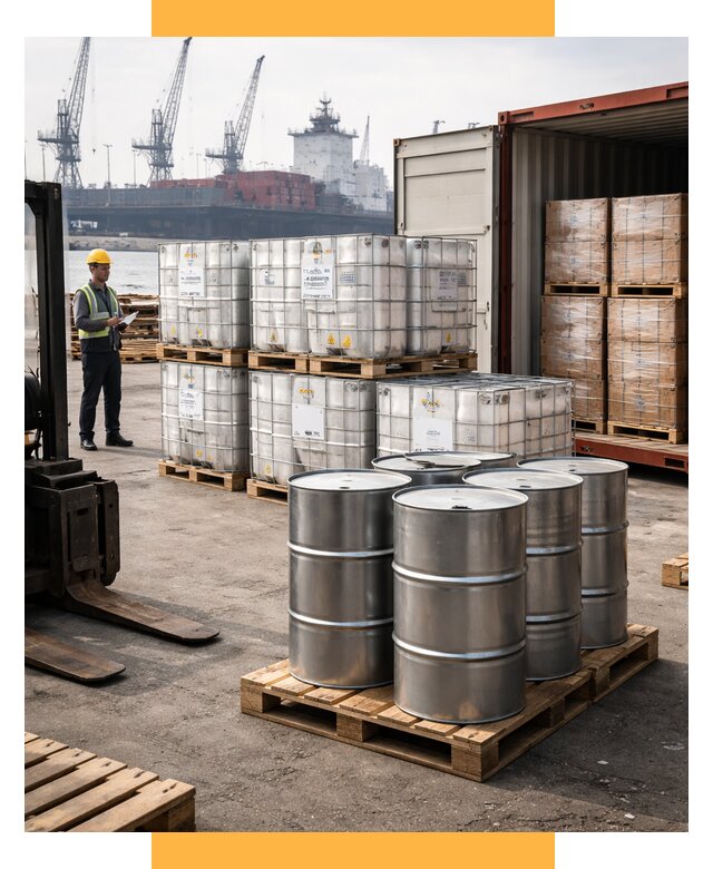 Доставка химического сырья из Индии от 256225 р. | СетСервис-Сст