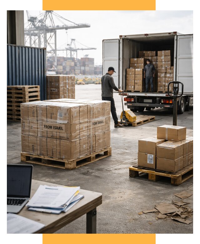 Доставка грузов из Израиля от 15374 р., логистика от СетСервис-Сст