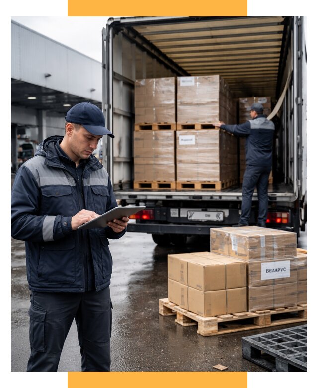 Доставка грузов из Беларуси от 15374 р. логистика СетСервис-Сст