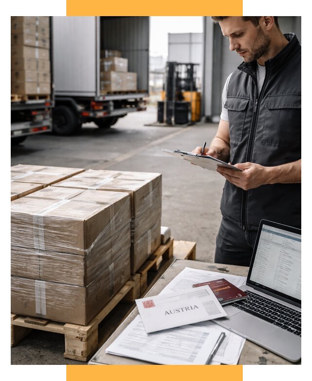 Доставка в Австрию от 66619 р. Логистика и экспорт СетСервис-Сст