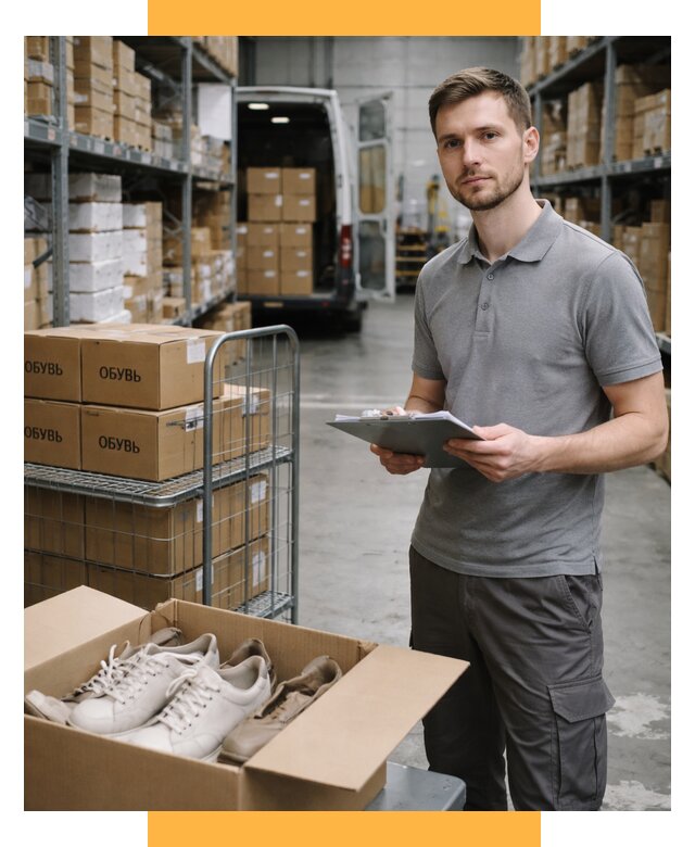 Доставка обуви из Китая и Турции от 4612 р. СетСервис-Сст