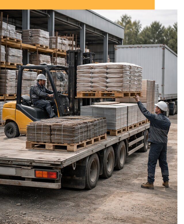 Перевозка строительных материалов по миру от 5637 руб