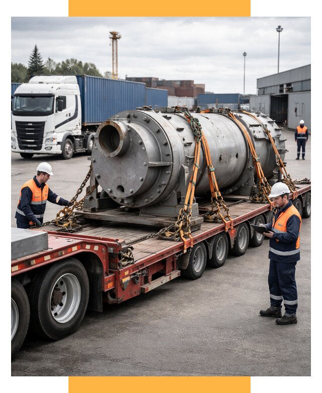 Перевозка тяжеловесных грузов под ключ от 153735 р. | СетСервис-Сст