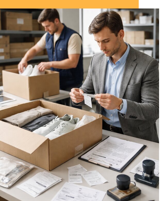 Таможенное оформление одежды и обуви по выгодной цене от 6662 руб