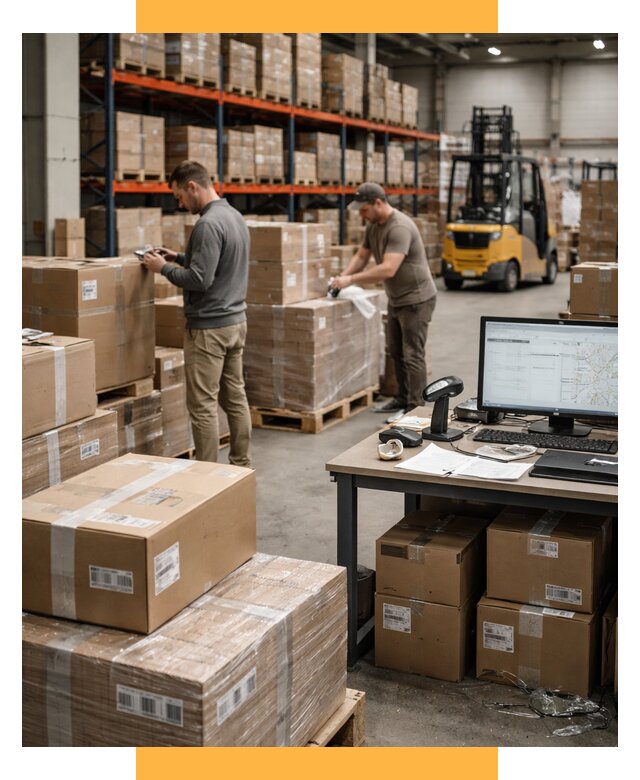 Склад консолидации в Европе от 6662 р., услуги СетСервис-Сст